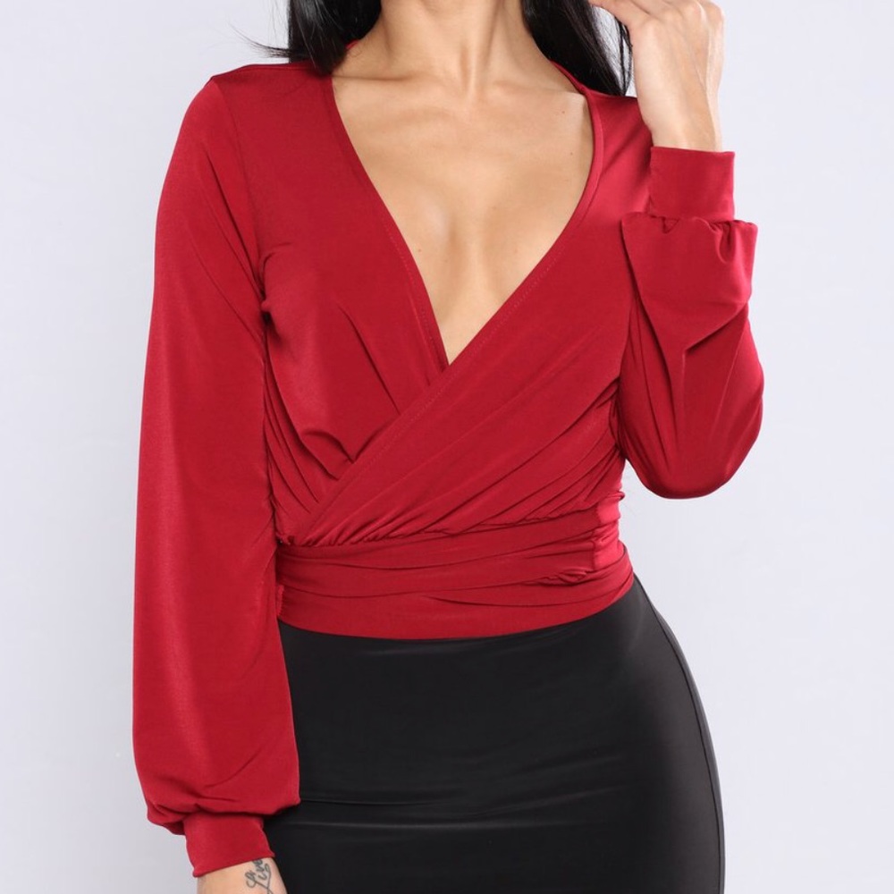 Burgundy Top